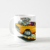 1970年のロードランナーのオレンジ車 コーヒーマグカップ (正面左)