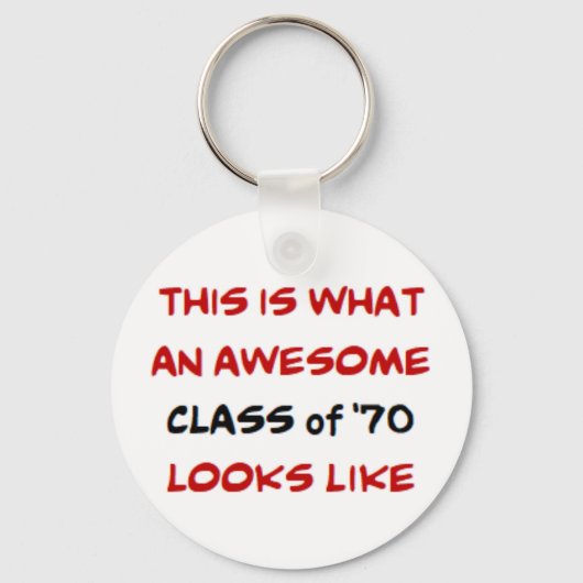 1970年の素晴らし区分 キーホルダー (正面)