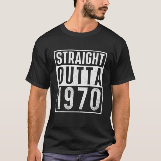 1970年の誕生誕生日 Tシャツ (正面)
