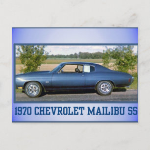 1970年のChevによってすごいスポーツ ポストカード