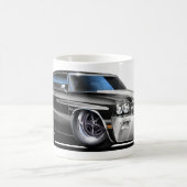 1970年のChevelleの白黒車 コーヒーマグカップ (中央)