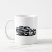 1970年のChevelleの白黒車 コーヒーマグカップ (左)