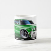 1970年のChevelleの緑白の車 コーヒーマグカップ (中央)
