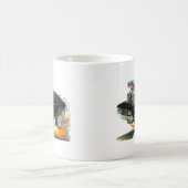 1970年のChevelleの黒い車 コーヒーマグカップ (中央)