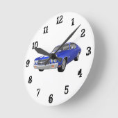 1970年のChevelle SS: 柱時計 ラウンド壁時計 (傾斜)