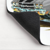 1970年のEl Caminoの灰色黒いトラック マウスパッド (コーナー)