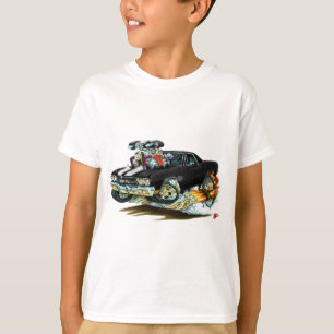 1970年のEl Caminoの白黒のトラック Tシャツ