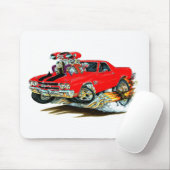 1970年のEl Caminoの赤黒いトラック マウスパッド (マウス)
