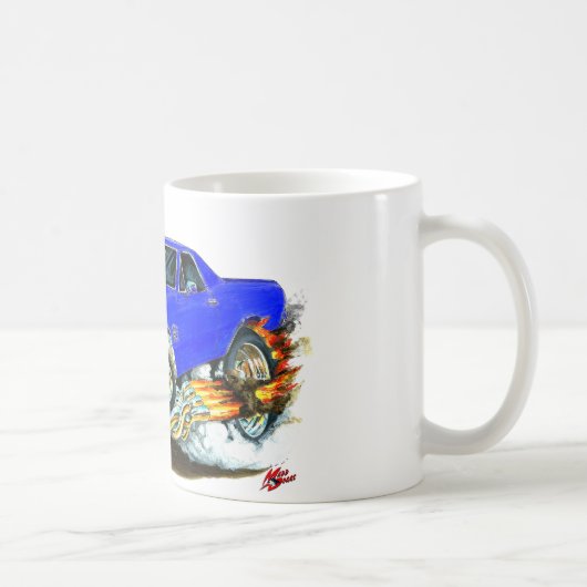 1970年のEl Caminoの青のトラック コーヒーマグカップ (右)