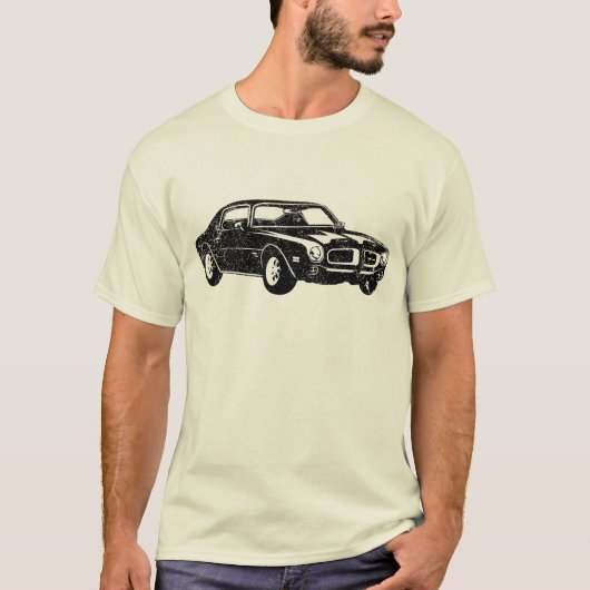 1970年のPontiac Firebird 400のラム空気 Tシャツ (正面)