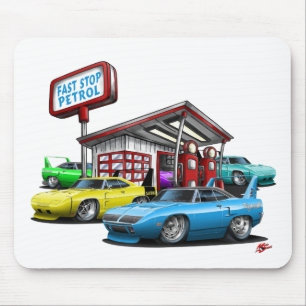 1970年のSuperbirdの給油所 マウスパッド