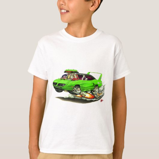 1970年のSuperbirdの緑車 Tシャツ (正面)