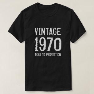 1970年までの男子50代誕生日 Tシャツ