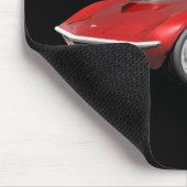 1970年コルベットスポーツカー：赤の仕上げ マウスパッド (コーナー)