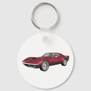 1970年コルベットスポーツカー:AppleのCandy仕上げ: キーホルダー