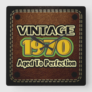 1970年ヴィンテージ~完成まで スクエア壁時計