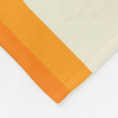 1970年代のオレンジモダンに対する世紀中頃 フリースブランケット (角)