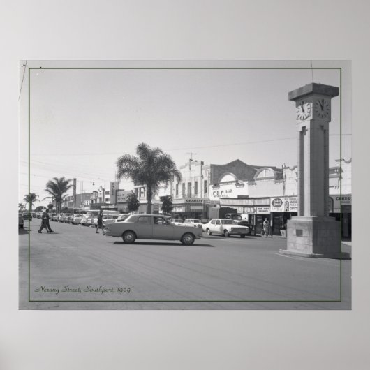 1970年代のオーストラリアの歴史的な写真ヴィンテージ旅行 ポスター (正面)