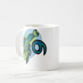 1970年代のスタイルがんカニのシンボル コーヒーマグカップ (正面左)