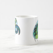 1970年代のスタイルがんカニのシンボル コーヒーマグカップ (中央)