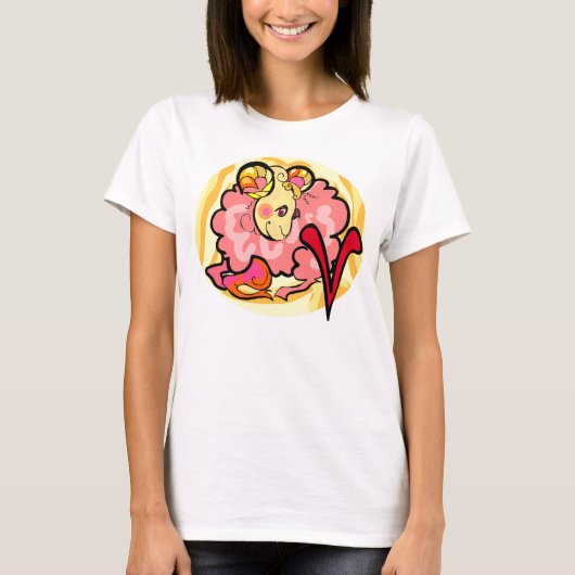 1970年代のスタイル絵画アリーとシンボル Tシャツ (正面)