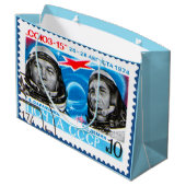 1970年代のソ連宇宙時代の宇宙飛行士 ラージペーパーバッグ (裏面アングル)