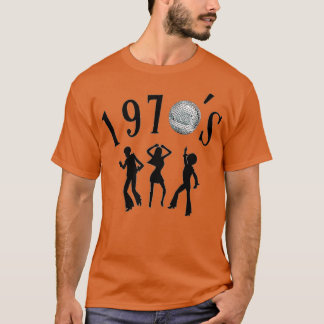 1970年代のディスコパーティーテーマ衣装 Tシャツ