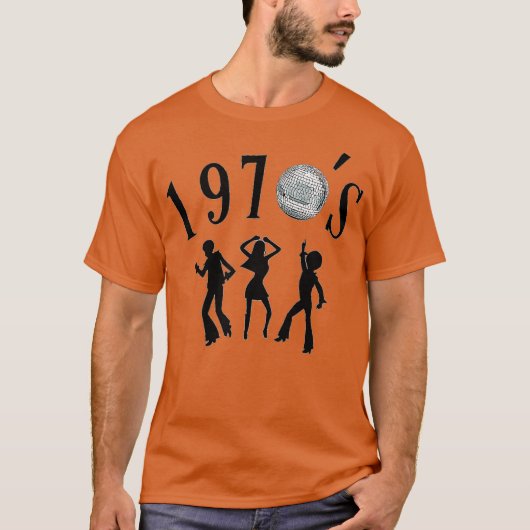 1970年代のディスコパーティーテーマ衣装 Tシャツ (正面)