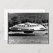 1970年代のレトロヴィンテージUFOオーストラリアアウトバックファーム ポストカード (正面/裏面)