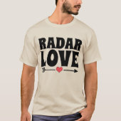 1970年代のヴィンテージレーダー愛Tシャツ Tシャツ (正面)