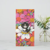 1970年代のヴィンテージ春子猫の花 シーズンカード (スタンド正面)
