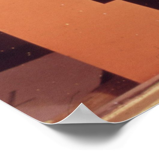 1970年代の今日はガス無しヴィンテージ ポスター (角)