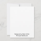 1970年代の原子ダイヤモンド ノートカード (裏面)