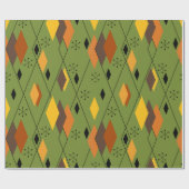 1970年代の原子ダイヤモンド ラッピングペーパー (フラット)