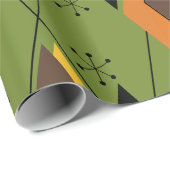 1970年代の原子ダイヤモンド ラッピングペーパー (ロールコーナー)