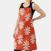 1970年代の大ヴィンテージレトロフローラ エプロン (インサイチュ)