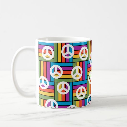 1970年代の平和 コーヒーマグカップ (左)