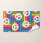 1970年代の平和 バスタオルセット (ハンドタオル)