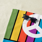 1970年代の平和 ビーチタオル (インサイチュ)