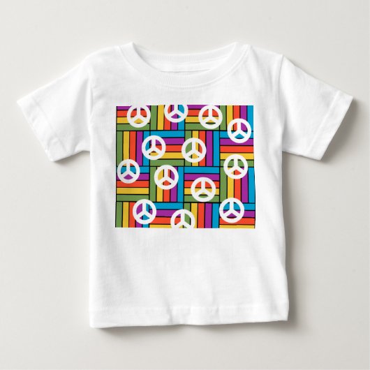 1970年代の平和 ベビーTシャツ (正面)