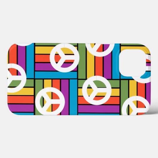 1970年代の平和 Case-Mate iPhoneケース (裏面 (横))