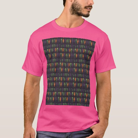 1970年代の粘着性エイリアン Tシャツ (正面)