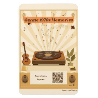 1970年代の記憶ケア音楽プレイリストマグネット 認知症 マグネット