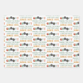 1970年代の誕生日包装紙シート ラッピングペーパーシート (正面3)