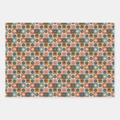 1970年代の誕生日包装紙シート ラッピングペーパーシート (正面)