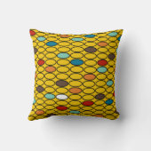 1970年代の金ゴールド楕円 クッション (裏面)