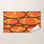 1970年代の階層化された楕円  バスタオルセット (ハンドタオル)