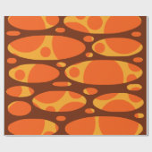 1970年代の階層化された楕円 ラッピングペーパー (フラット)