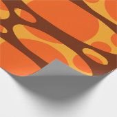 1970年代の階層化された楕円 ラッピングペーパー (角)