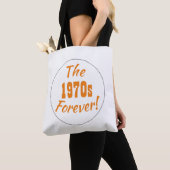 1970年代は永遠に レトロ トートバッグ (クローズアップ)